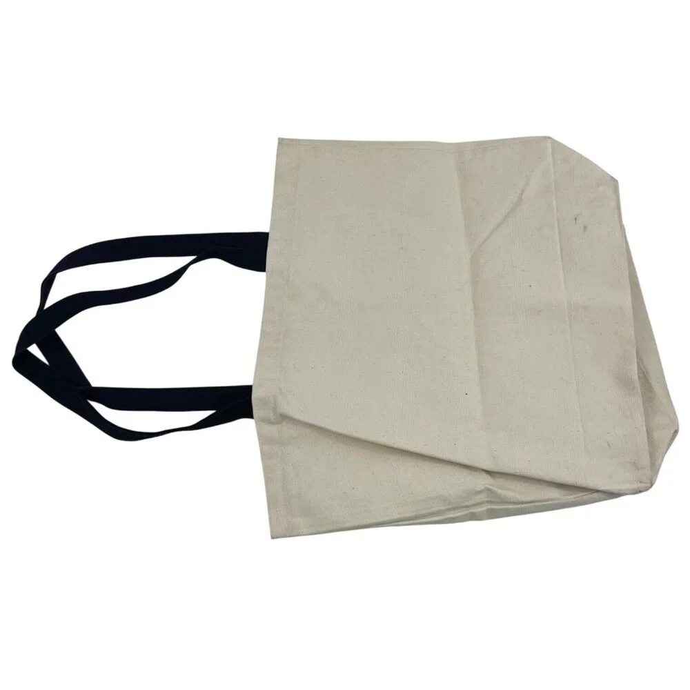 USPS Postage 2002 Stamps Teddy Bear Canvas Tote Bag - Picture 2 of 7